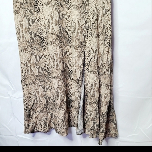 FREE PRESS Reptile Butterfly Sleeve Dress - Picture 4 of 6